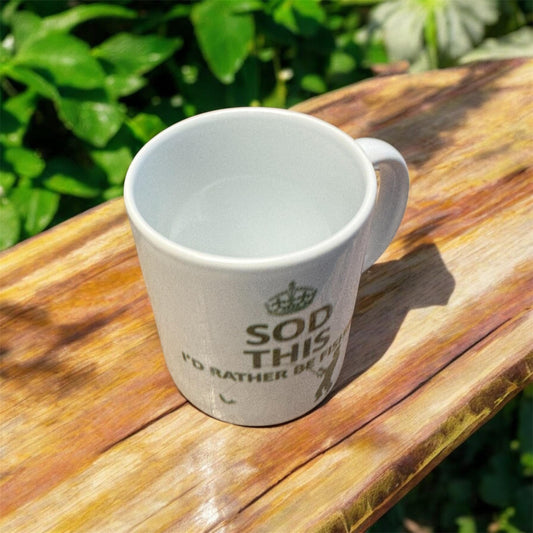 Funny 'Sod This, I'd Rather Be Fishing' Mug, Perfect Gift for Fishermen, Novelty Gift, Mug For Coworker, Fishing Lover Gift, Fishing Mug,