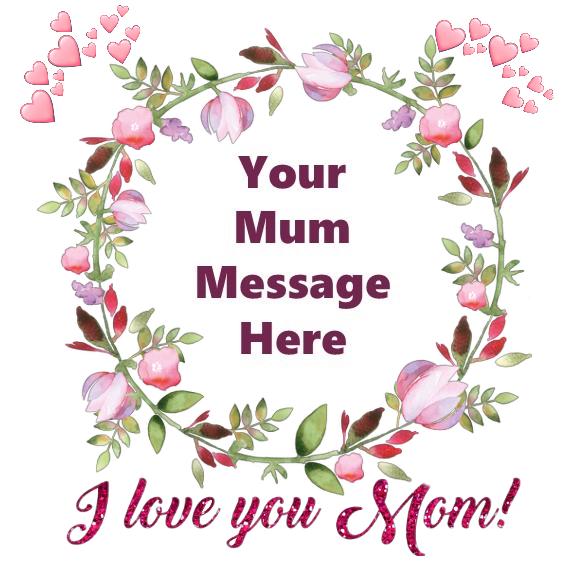 Personalized Mother's Day Birthday Coaster, Custom Gift for Mum