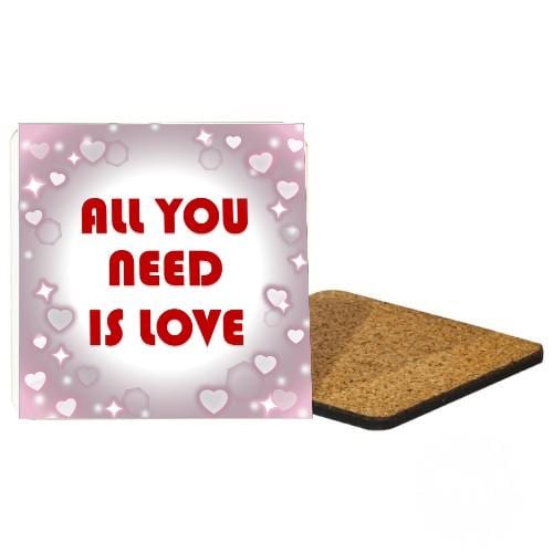 Valentine's Day Coaster, Heart Design, Love Gift, Romantic Home Decor Coaster, Coaster, Romantic Home Decor, Valentine's Day Gift,