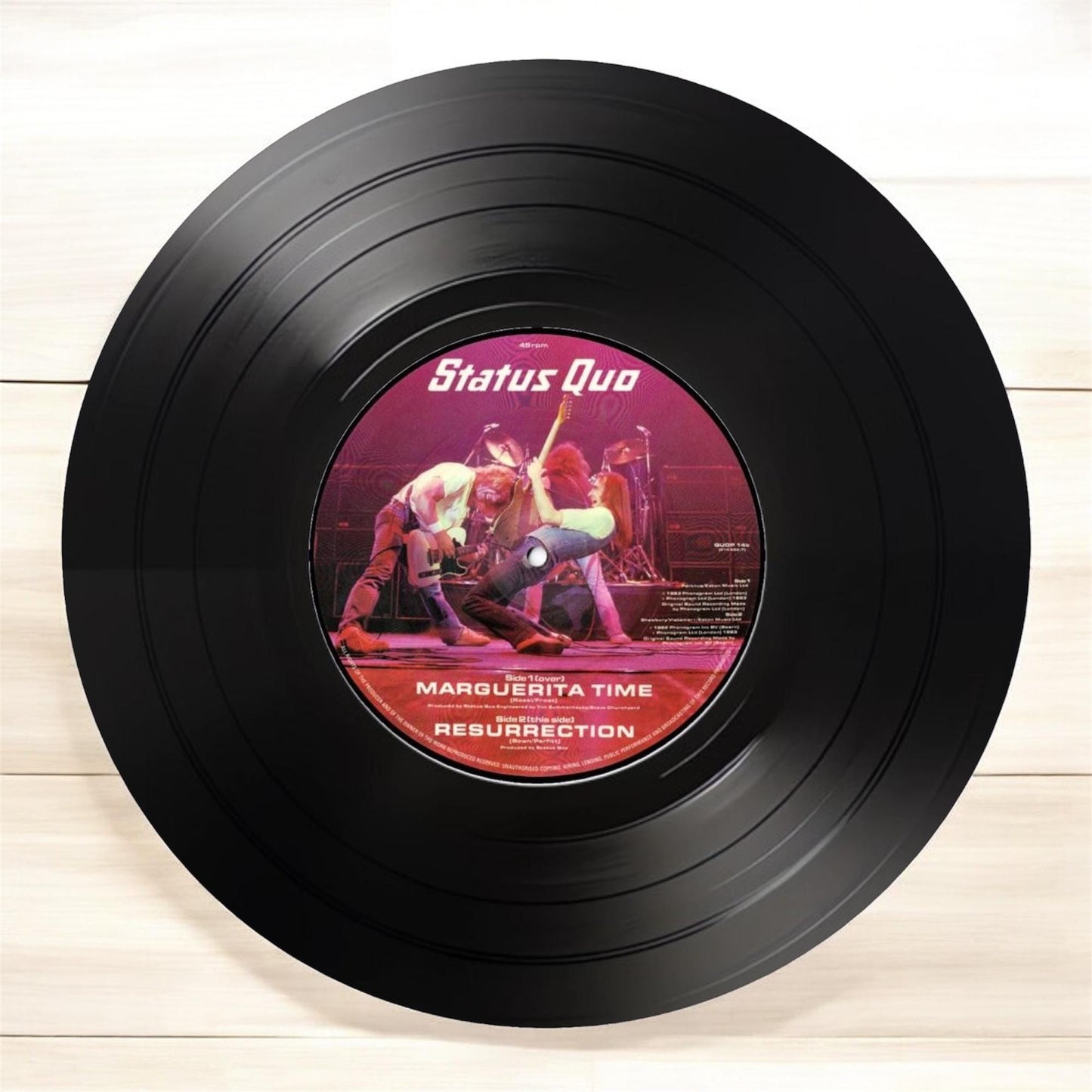 Set of 4 Status Quo drink coasters|Status Quo coasters| Gifts for Nan | Music fan gift|Gift for her | classic rock gifts| Gift for him