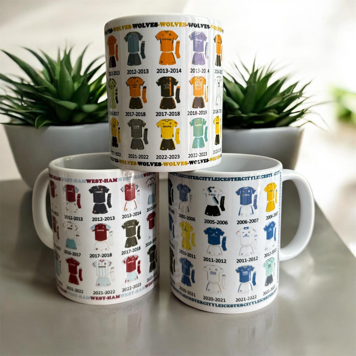 football kit mugs |football team |personalised| mug for football fans| Christmas gift| kits| football| football kits