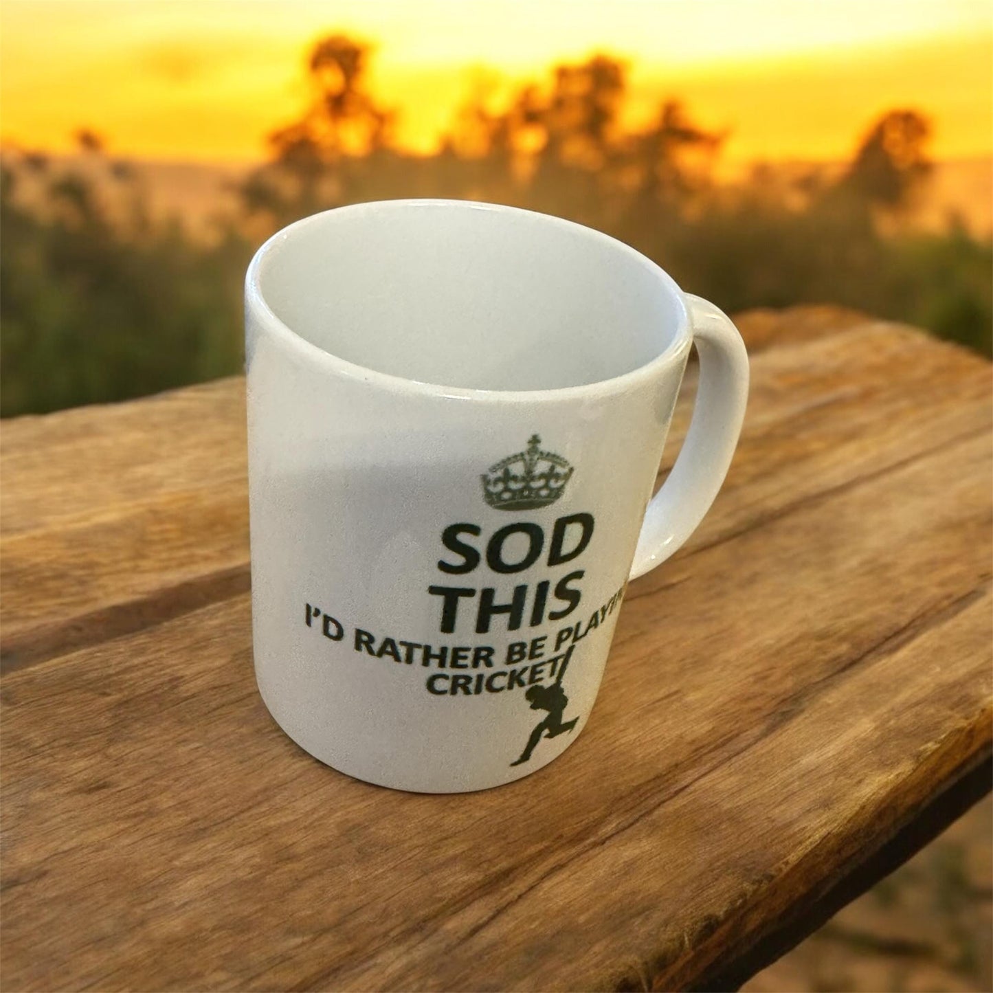 Sod this i'd rather be playing cricket mug | coffee mug | coffee mug for cricketers |gifts for him | man cave gifts| cricketers gifts