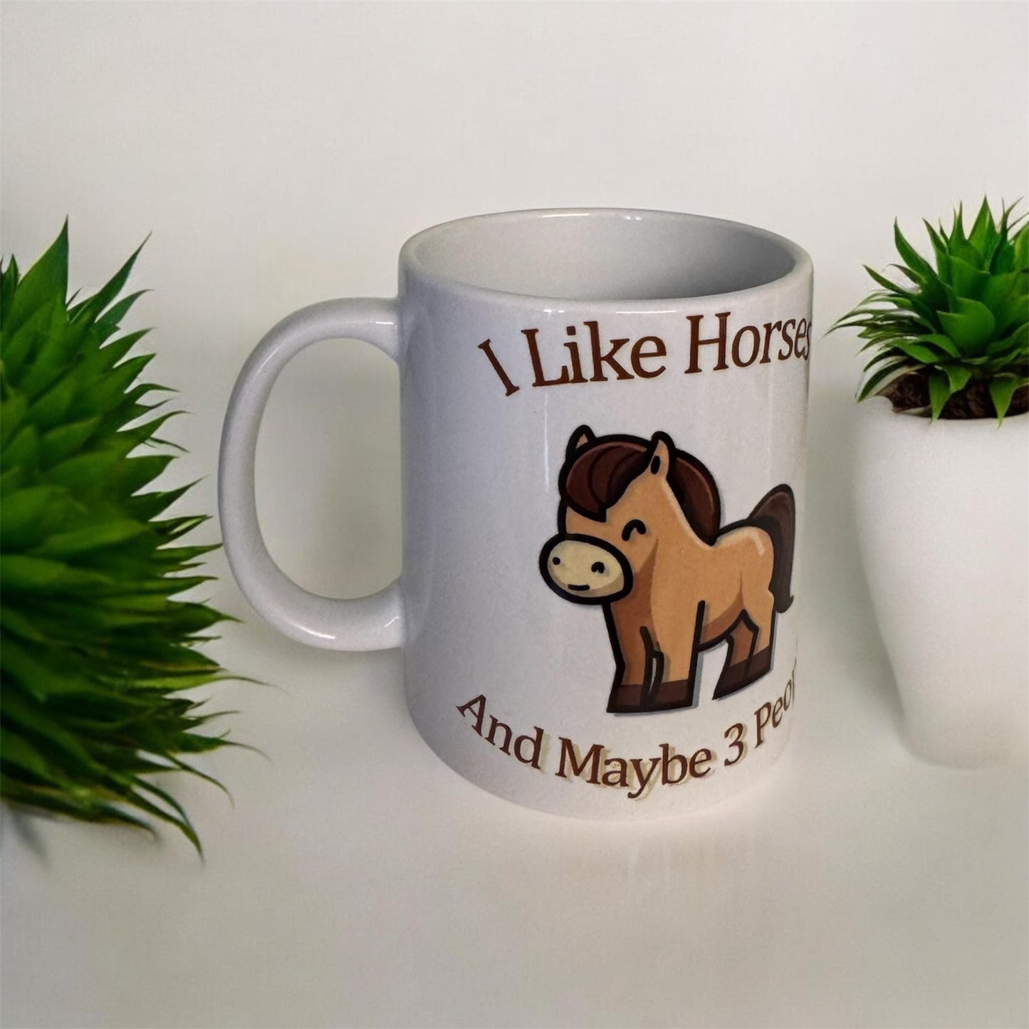 Funny Coffee Mug, I Like Horses and Maybe 3 People, Horse Lover Gift, Gift For Horse Lover, Funny Mug, Horse Mug, Horse Themed Coffee Mug