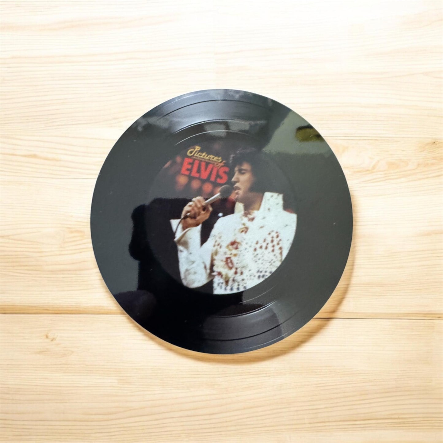 Set of 4 Elvis Presley drink coasters| Elvis coasters| Gifts for Nan | Music fan gift| Rock and roll | Rock and roll gifts| Gift for him