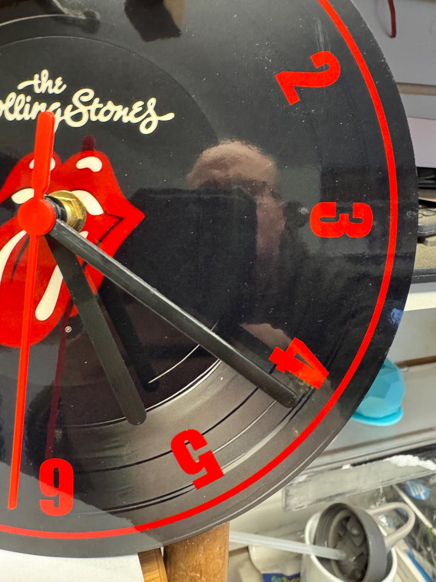 The Rolling Stones wall clock| fathers Day Gift | valentines Day Gift | man cave clock| Mick Jagger|
