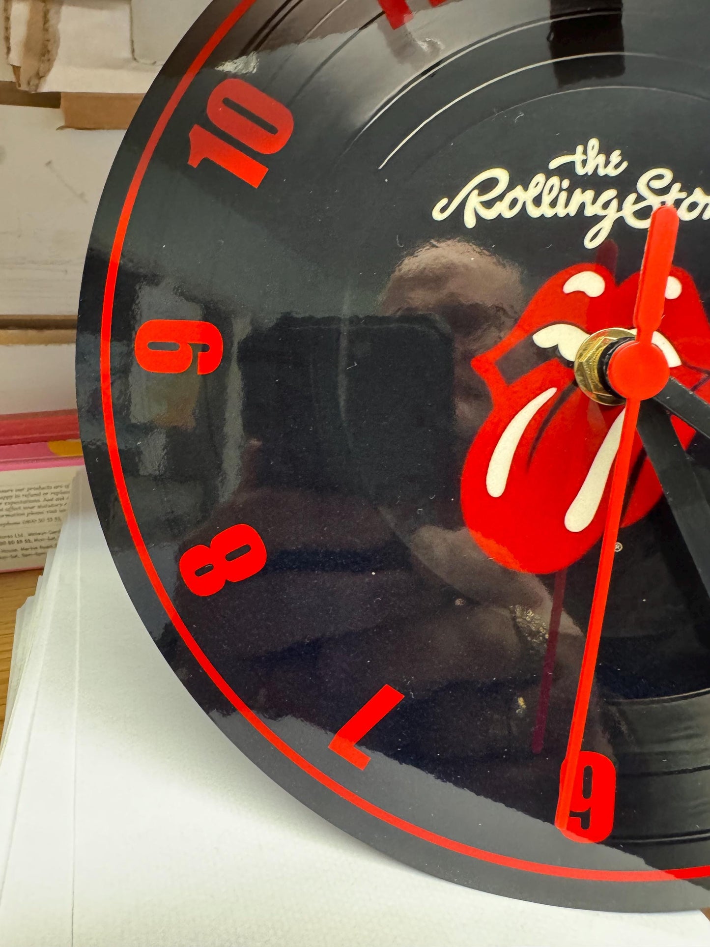The Rolling Stones wall clock| fathers Day Gift | valentines Day Gift | man cave clock| Mick Jagger|