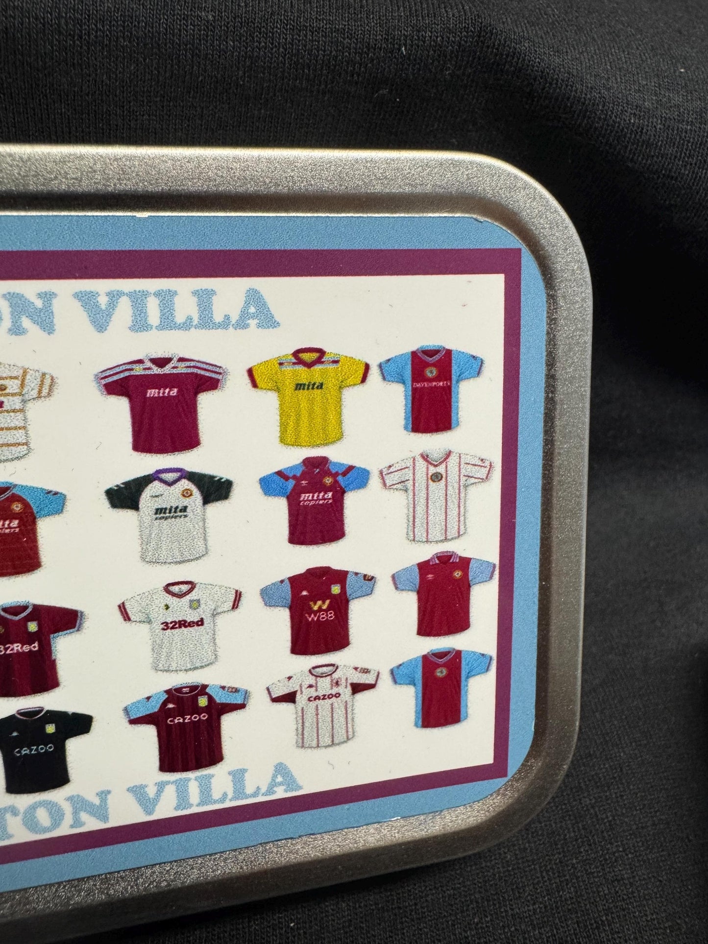 Unique Football Keepsake Tin - Store Mementos, Mints, or Sewing Notions