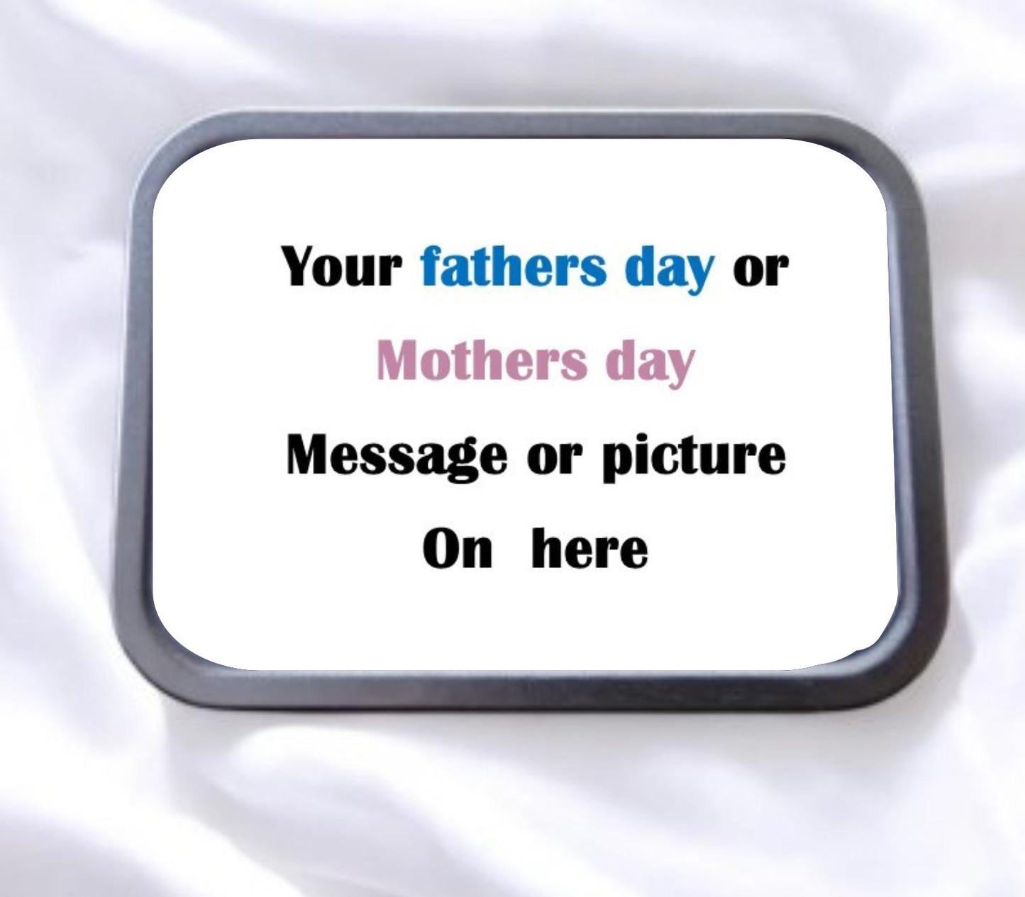 Tobacco/Sweet Tin, Perfect Gift for Mother's or Father's Day, Sweet Tin, Tobacco Tin, Gift For Mother's Day, Gift For Father's Day,