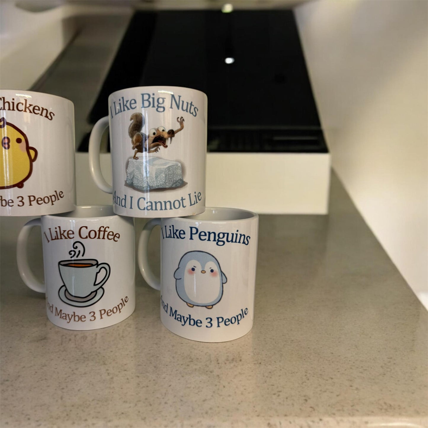 Funny Chicken Lover Coffee Mug, I Like Chickens and Maybe 3 People, Funny Coffee Mug, Unique Gift Idea, Friend Gift, Funny Quote Mug