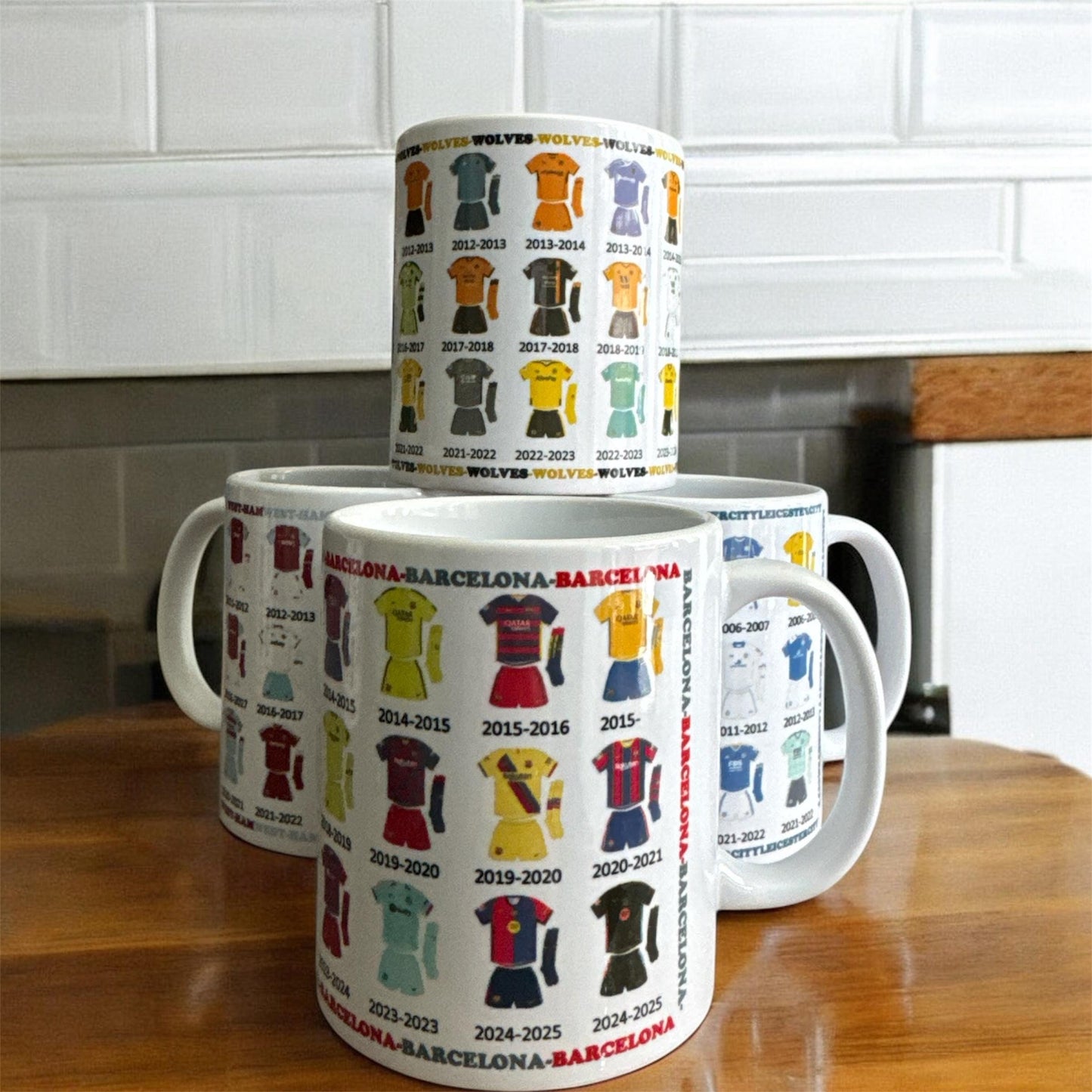 football kit mugs |football team |personalised| mug for football fans| Christmas gift| kits| football| football kits