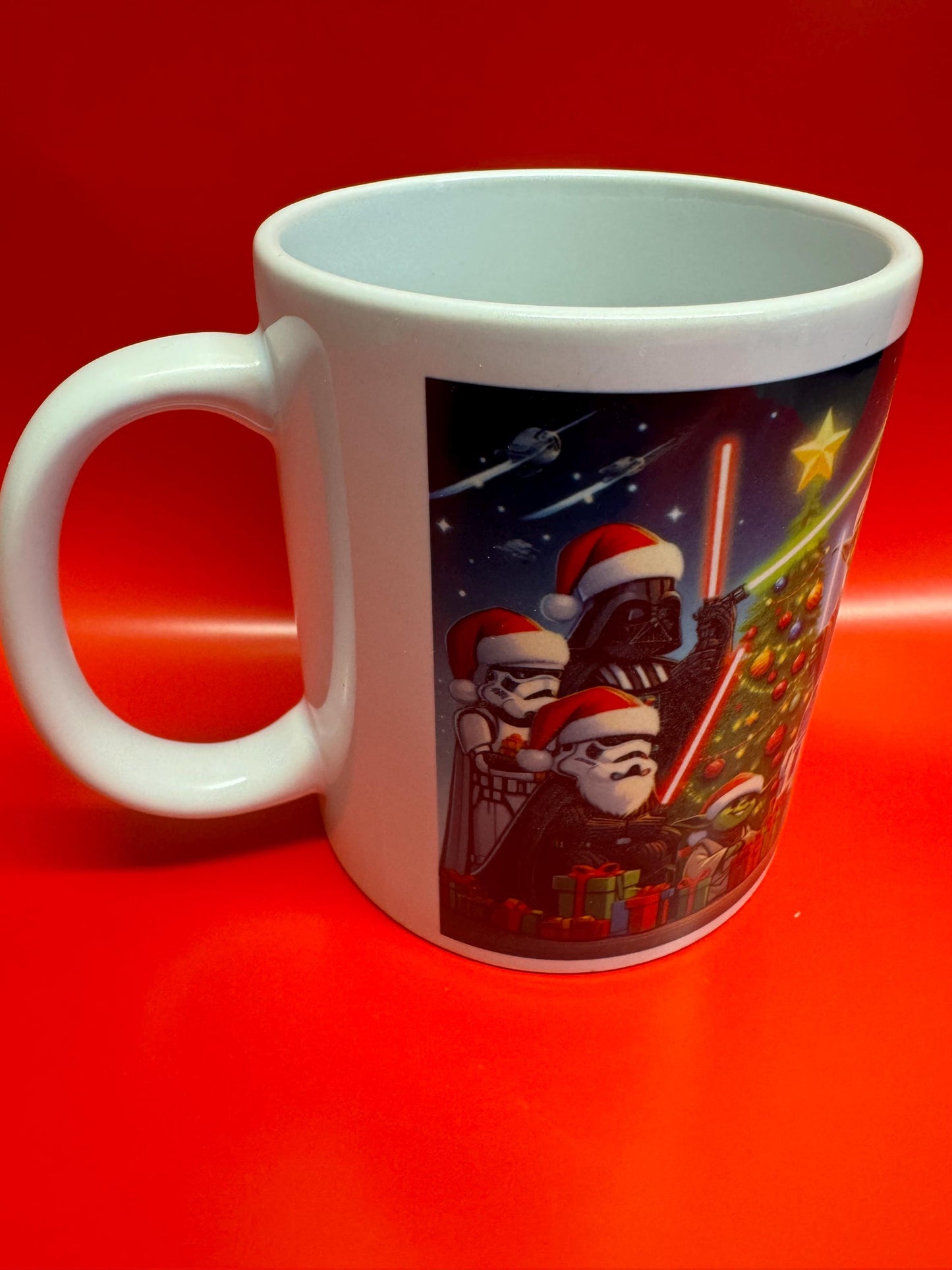 Personalised Star Wars Christmas mug or money box| 80s film buff coffee mug