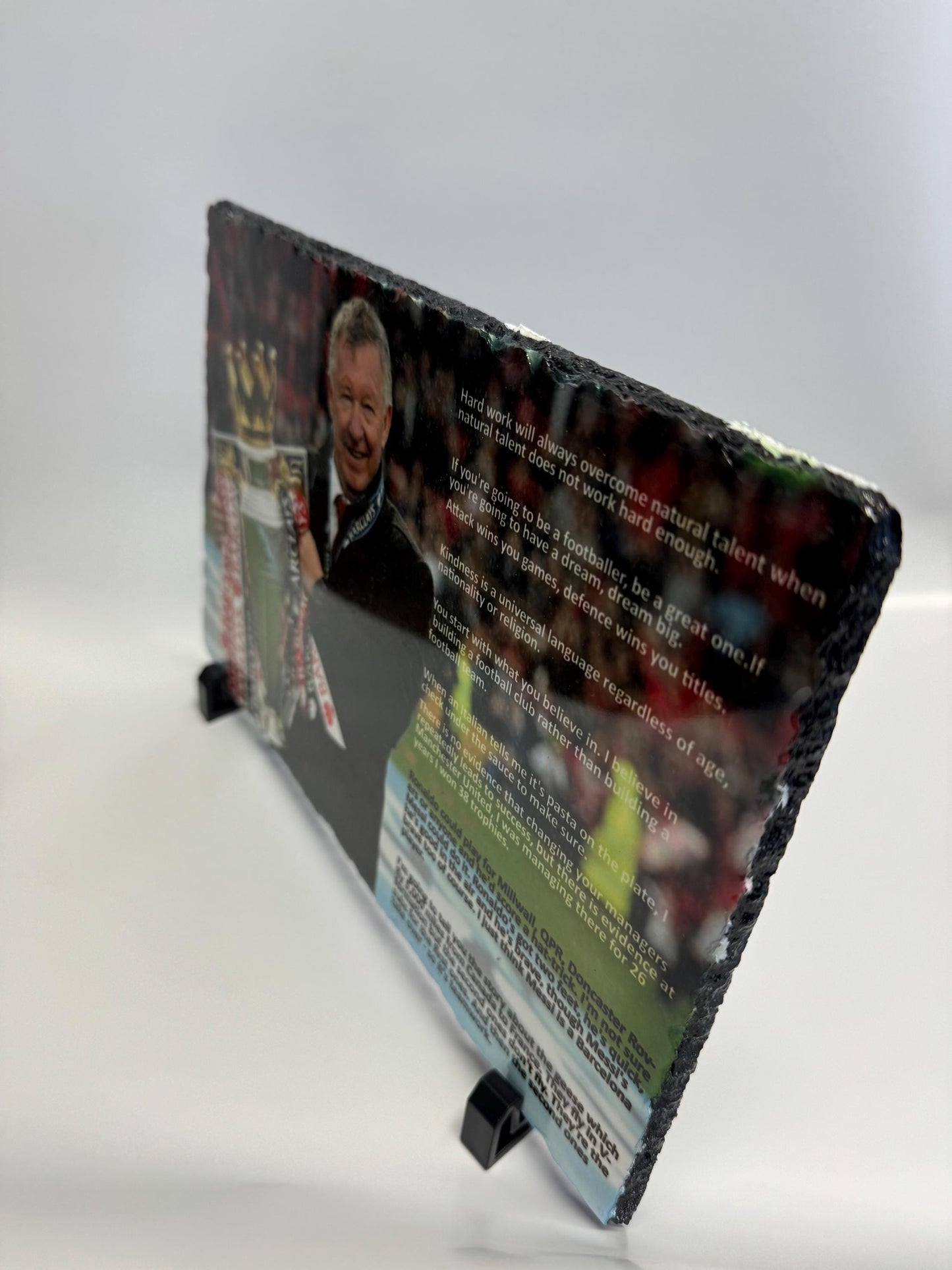 Sir Alex Ferguson quotes slate | man u fan slate | for the fan that has everything