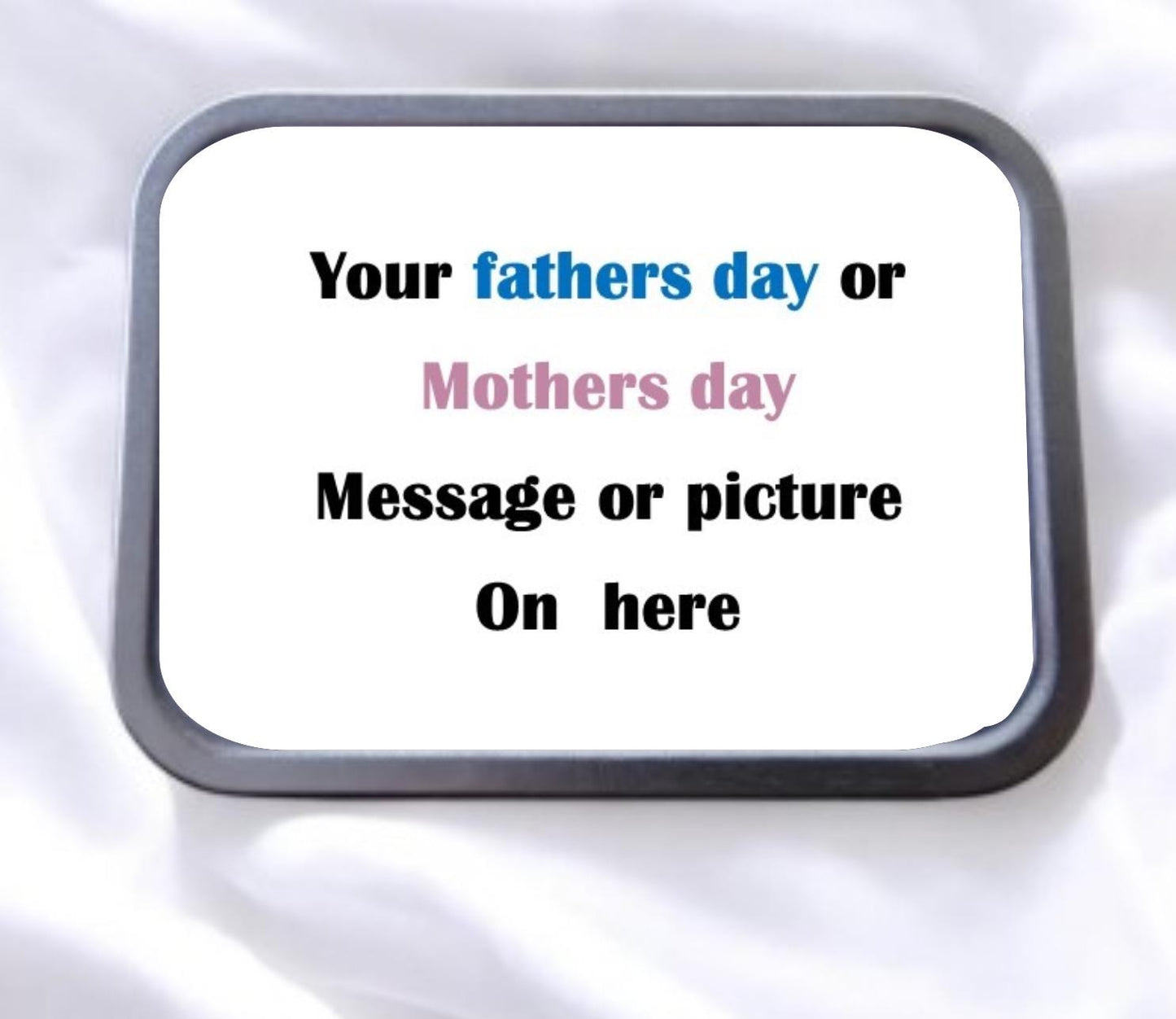Tobacco/Sweet Tin, Perfect Gift for Mother's or Father's Day, Sweet Tin, Tobacco Tin, Gift For Mother's Day, Gift For Father's Day,