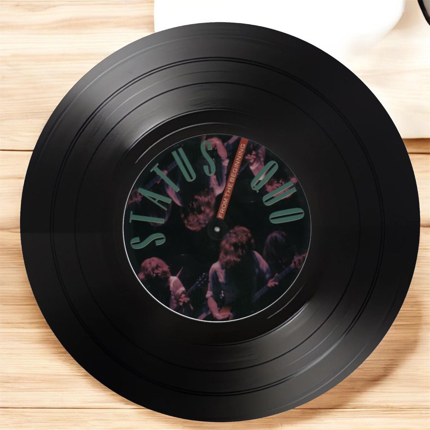 Set of 4 Status Quo drink coasters|Status Quo coasters| Gifts for Nan | Music fan gift|Gift for her | classic rock gifts| Gift for him