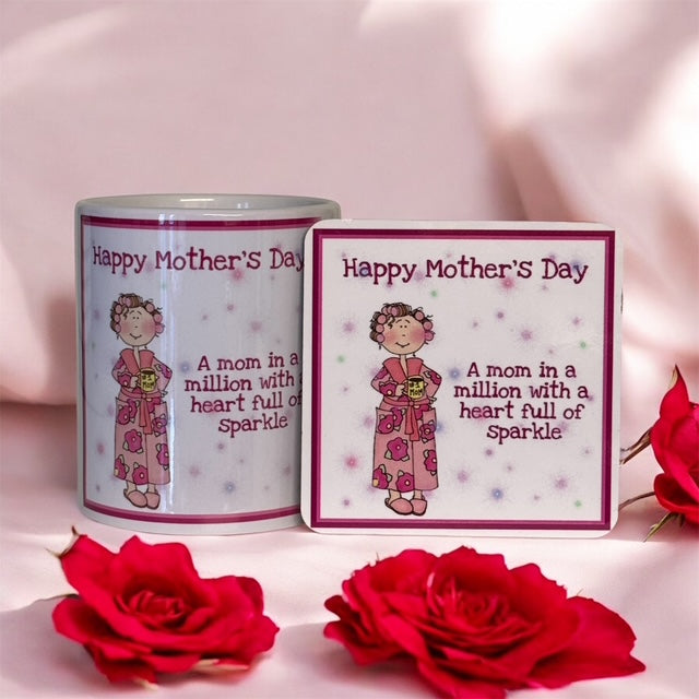 Mother's Day Mug and Coaster Set, Perfect Gift for Mom, Gift For Mom, Mothers Day Gift, Gift For Mother, Mothers Day Keepsake, Mothers Day Coffee Set, Mothers Day Mug