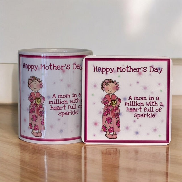 Mother's Day Mug and Coaster Set, Perfect Gift for Mom, Gift For Mom, Mothers Day Gift, Gift For Mother, Mothers Day Keepsake, Mothers Day Coffee Set, Mothers Day Mug