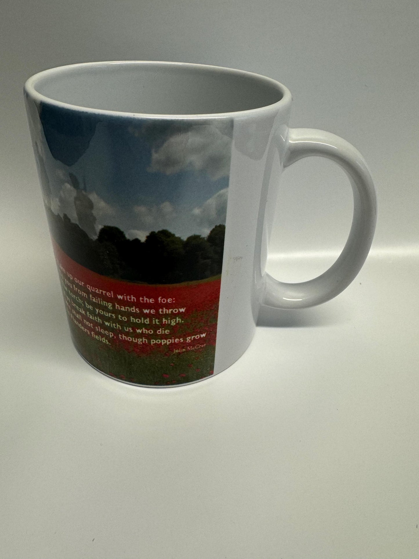 Flanders Field Memorial Mug and Coaster Collection, Remembrance Gift Set, Gift For History Lover, Mug And Coaster Set, Unique Gift Idea, Gift For History Buffs, Gift For Soldier, Collectible Item, Souvenir Gift, Keepsake Gift, Handcrafted Gift