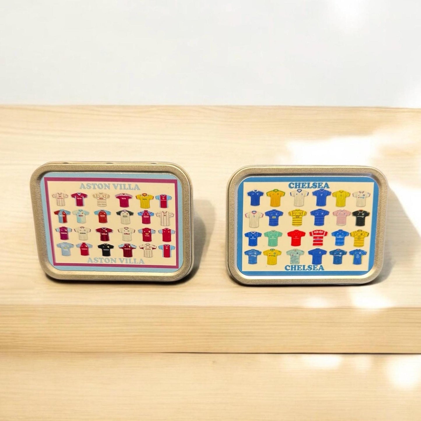 Unique Football Keepsake Tin - Store Mementos, Mints, or Sewing Notions