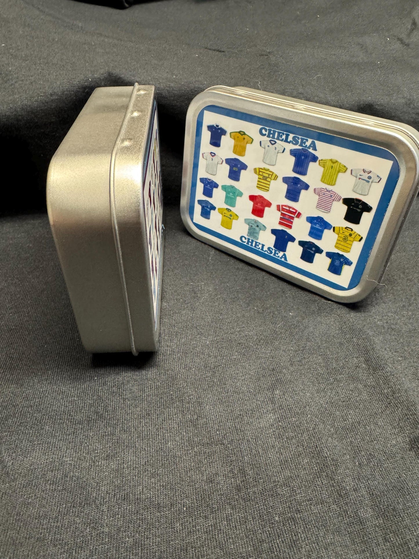Unique Football Keepsake Tin - Store Mementos, Mints, or Sewing Notions