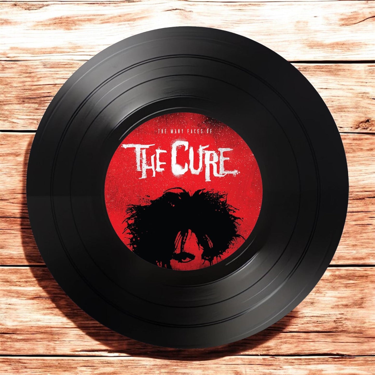 Set of 4 The Cure drink coasters|The Cure Gift| Gifts for Nan | Music fan gift|Gift for her| Rock music gifts| Gift for him Robert Smith
