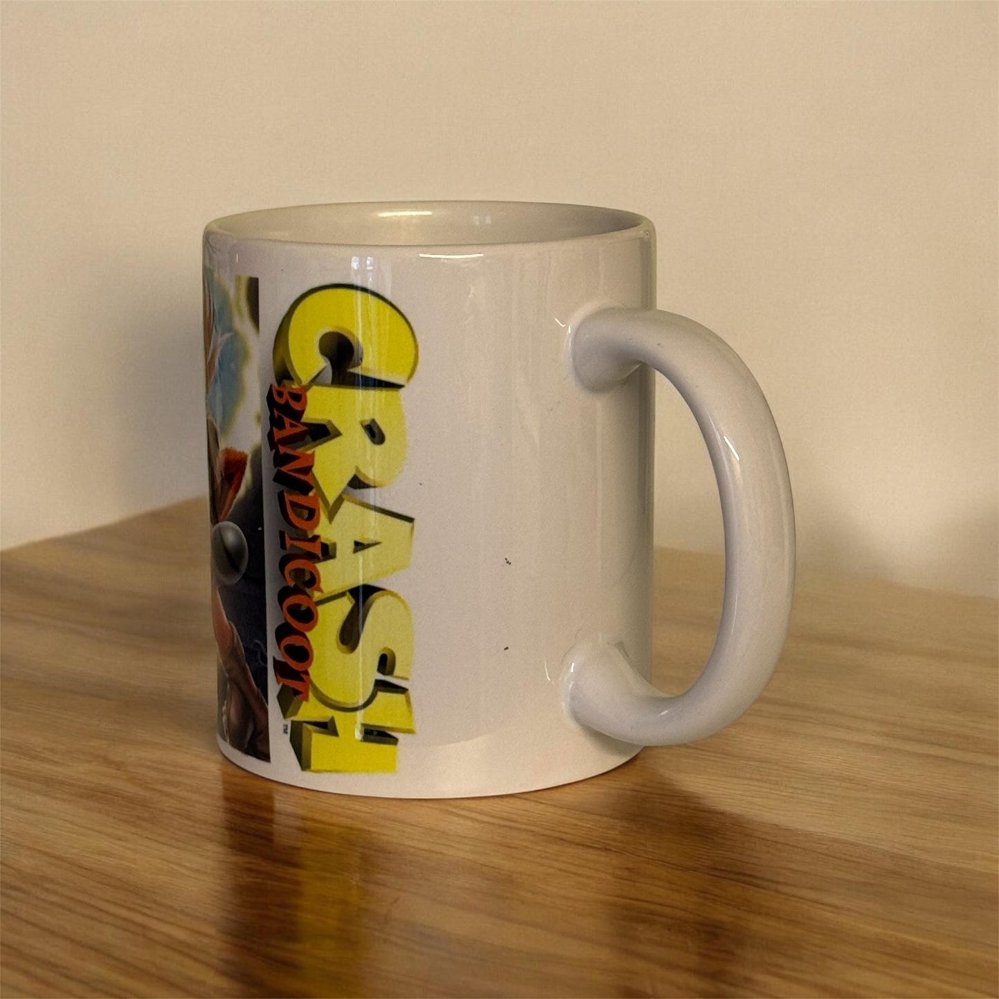 Retro Crash Bandicoot Mug, Vintage Video Game Ceramic Coffee Cup, Retro Video Game Mug, Gift For Gamers, Gaming Enthusiast Gift
