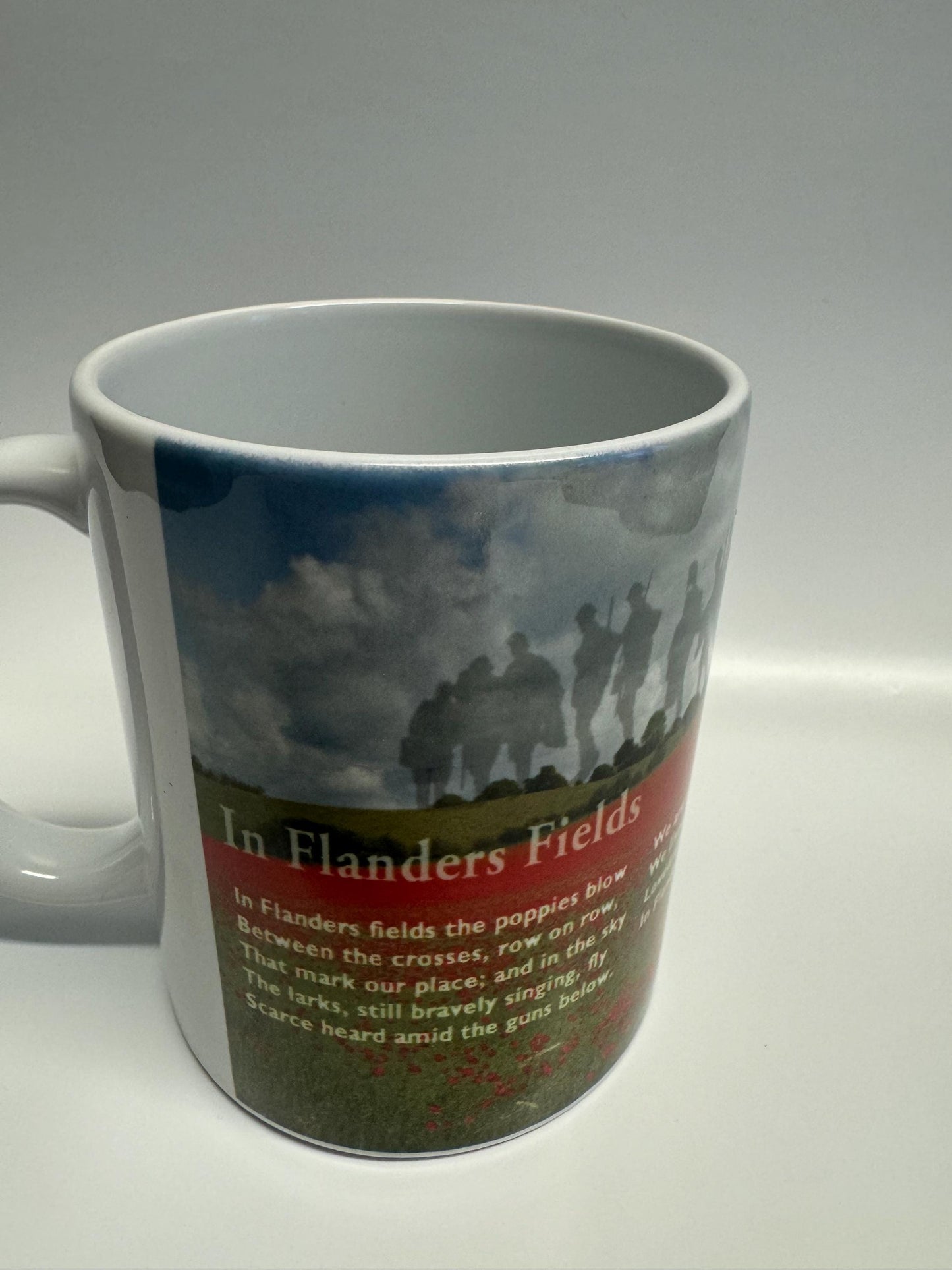 Flanders Field Memorial Mug and Coaster Collection, Remembrance Gift Set, Gift For History Lover, Mug And Coaster Set, Unique Gift Idea, Gift For History Buffs, Gift For Soldier, Collectible Item, Souvenir Gift, Keepsake Gift, Handcrafted Gift