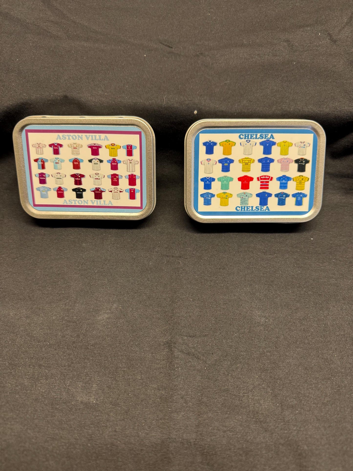 Unique Football Keepsake Tin - Store Mementos, Mints, or Sewing Notions
