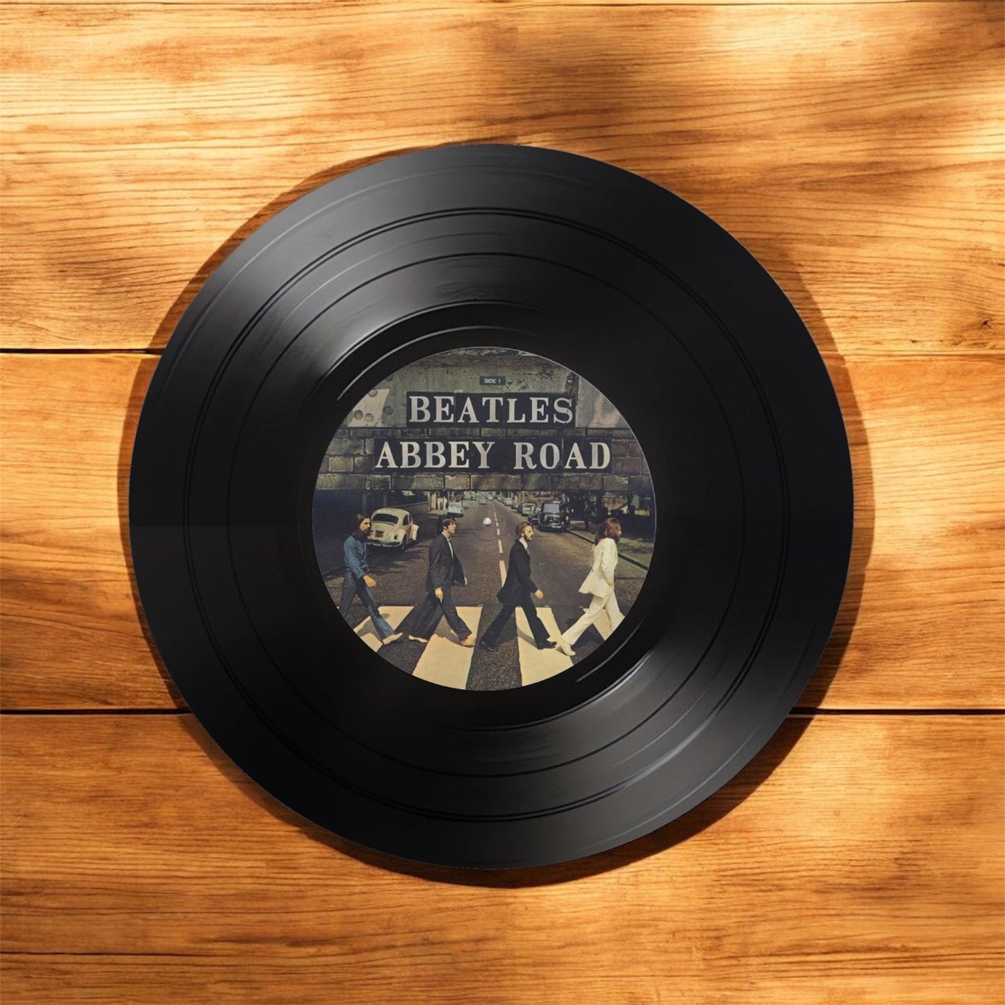 Set of 4 Round Record Coasters Featuring The Beatles, Music Lover Gift Unique Coasters, Beatles Coasters, Record Coasters, Music Memorabilia