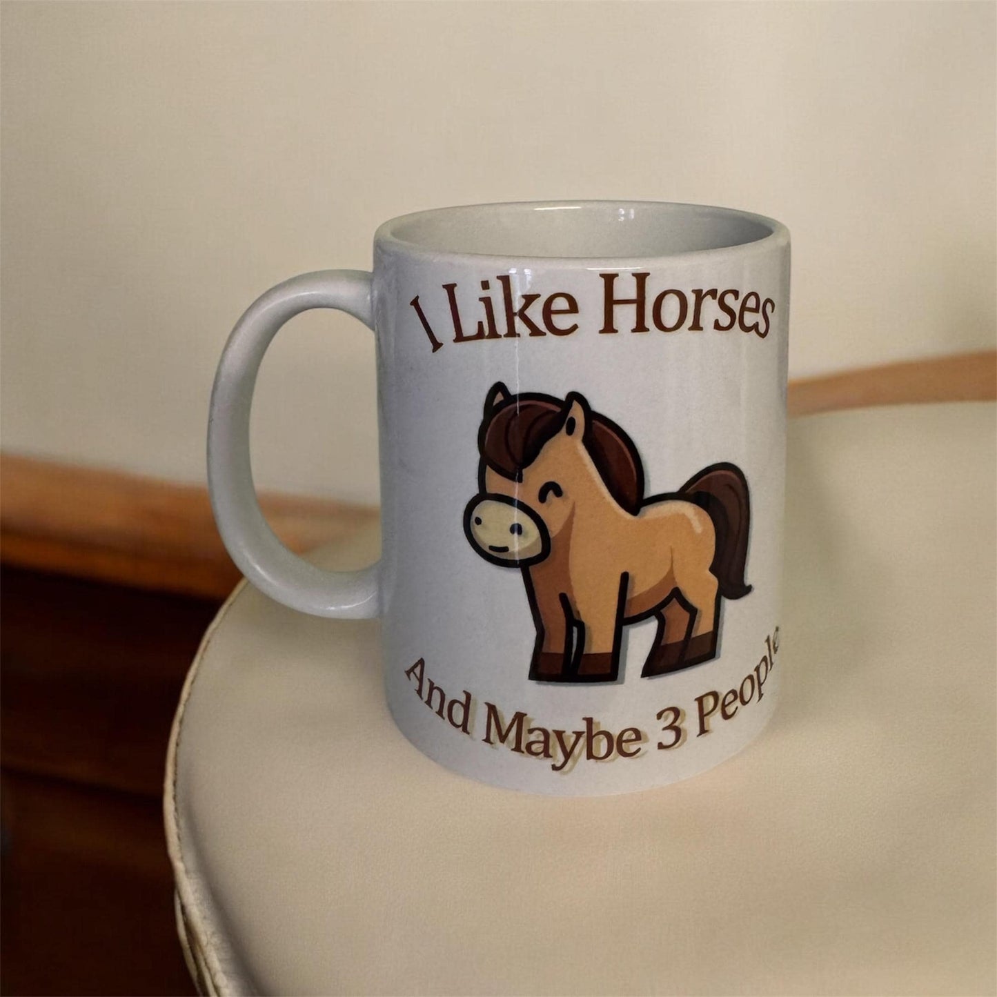 Funny Coffee Mug, I Like Horses and Maybe 3 People, Horse Lover Gift, Gift For Horse Lover, Funny Mug, Horse Mug, Horse Themed Coffee Mug