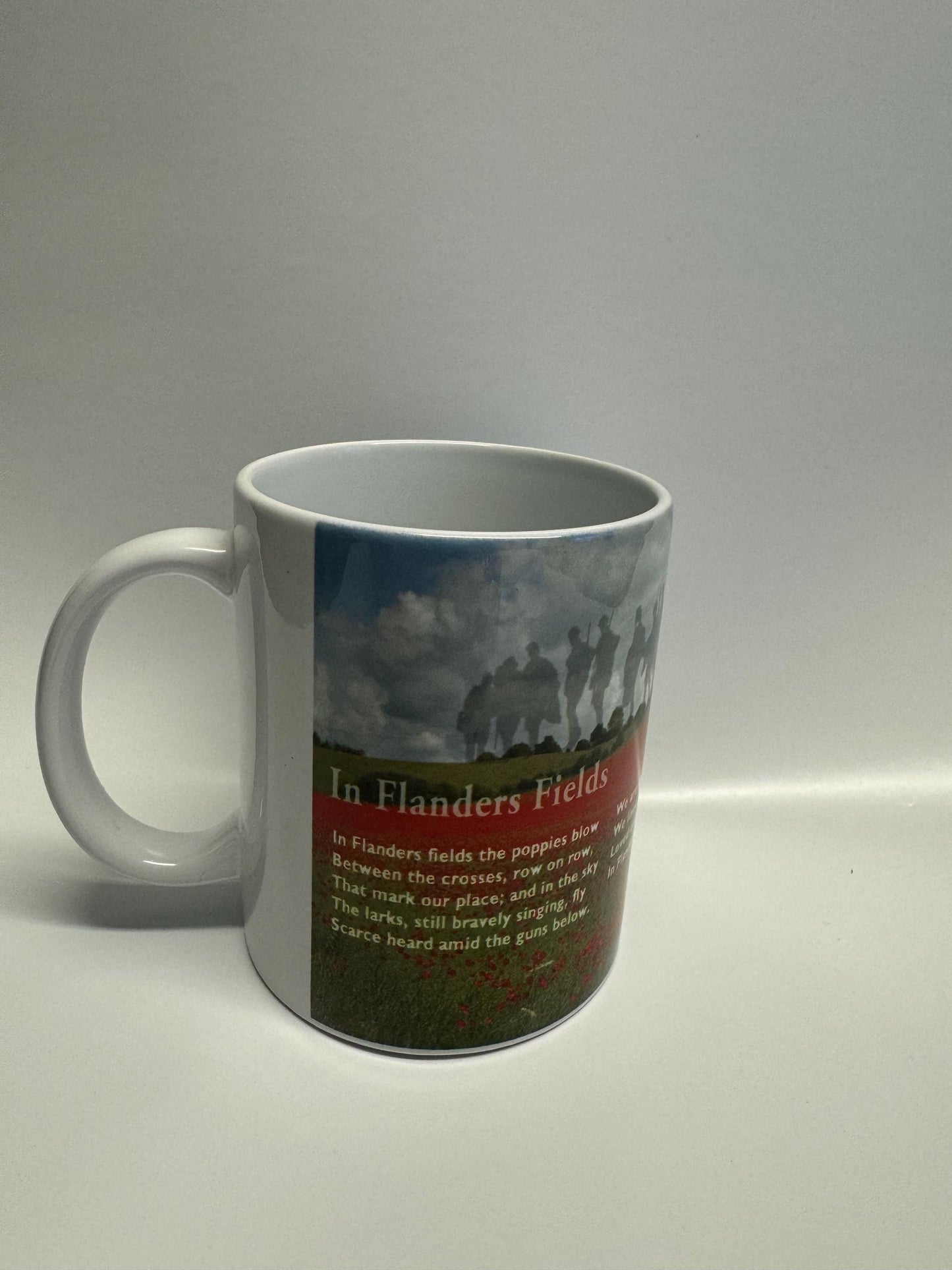 Flanders Field Memorial Mug and Coaster Collection, Remembrance Gift Set, Gift For History Lover, Mug And Coaster Set, Unique Gift Idea, Gift For History Buffs, Gift For Soldier, Collectible Item, Souvenir Gift, Keepsake Gift, Handcrafted Gift