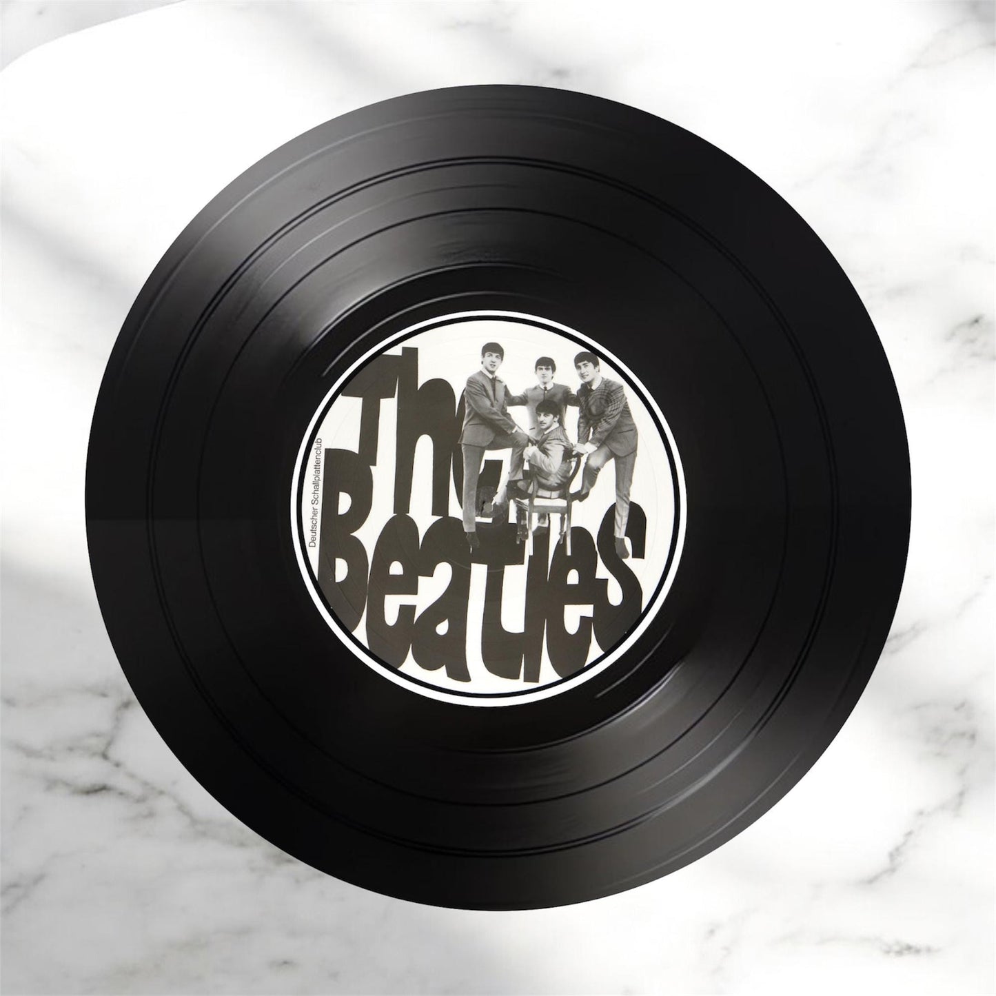 Set of 4 Round Record Coasters Featuring The Beatles, Music Lover Gift Unique Coasters, Beatles Coasters, Record Coasters, Music Memorabilia