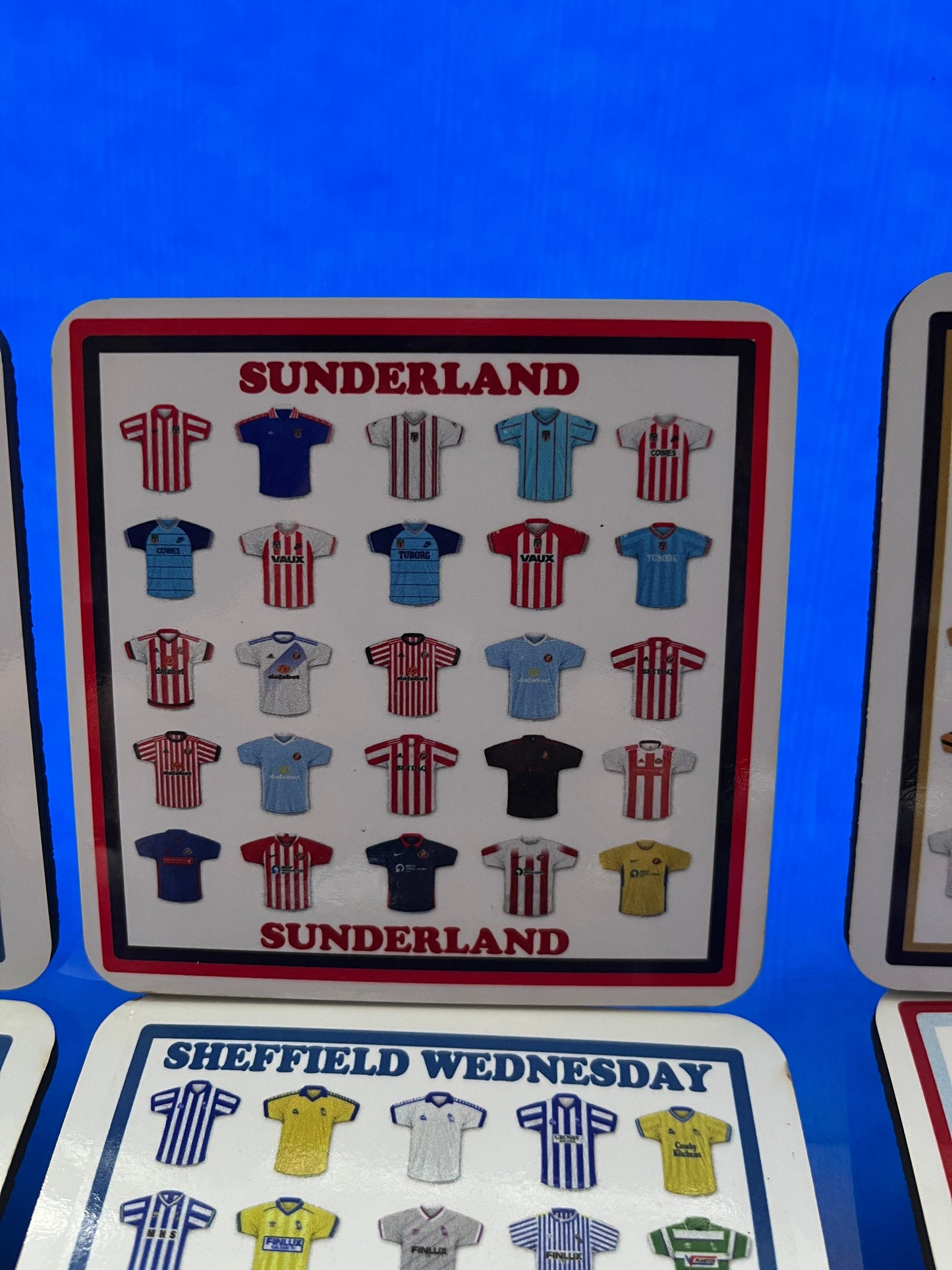 Football Shirt Coaster | Personalised Team Coaster | Team Coaster, Football Shirt Coaster, Football Collectible, Team Coaster, Football Gift