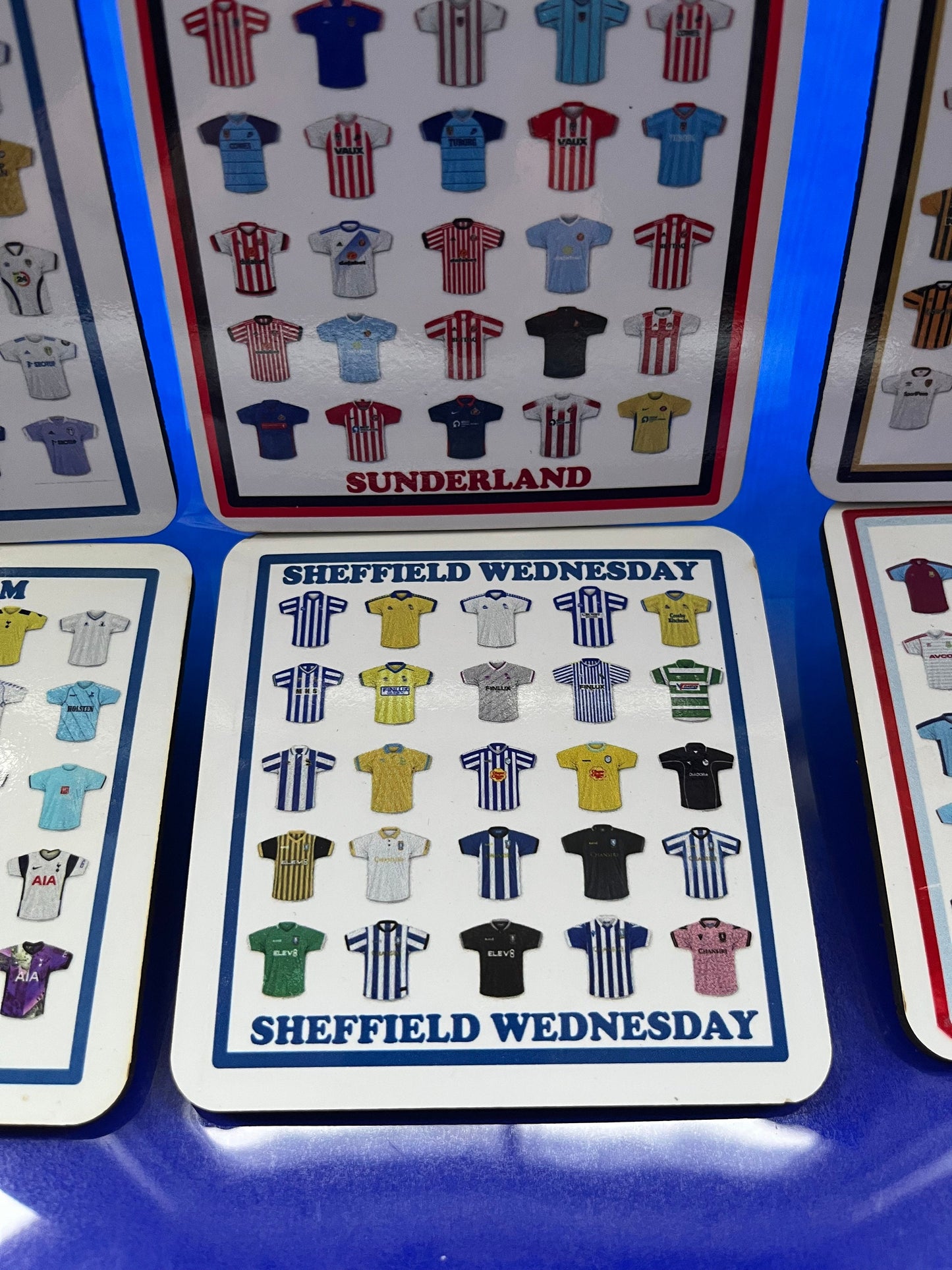 Football Shirt Coaster | Personalised Team Coaster | Team Coaster, Football Shirt Coaster, Football Collectible, Team Coaster, Football Gift