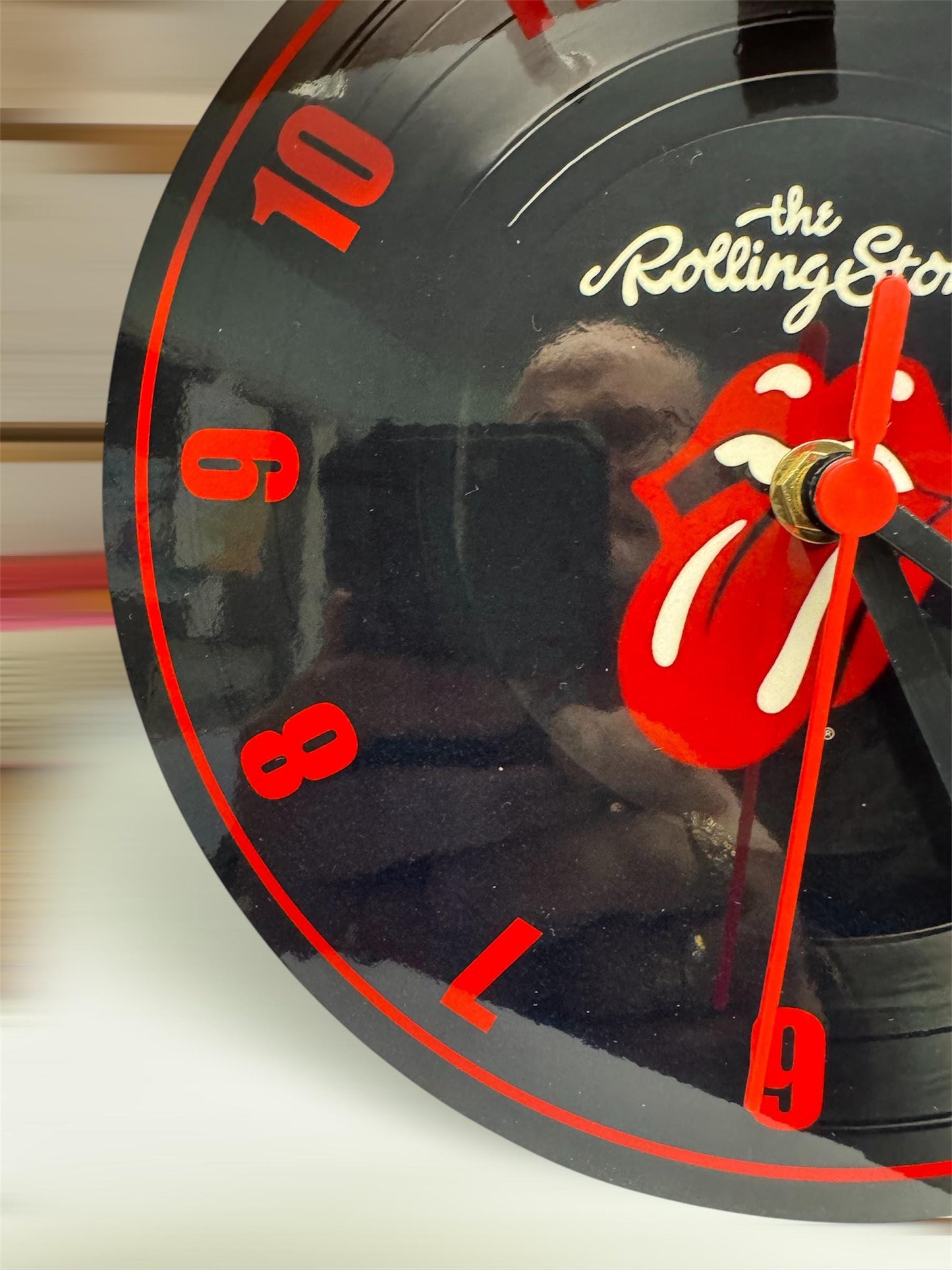 The Rolling Stones wall clock| fathers Day Gift | valentines Day Gift | man cave clock| Mick Jagger|