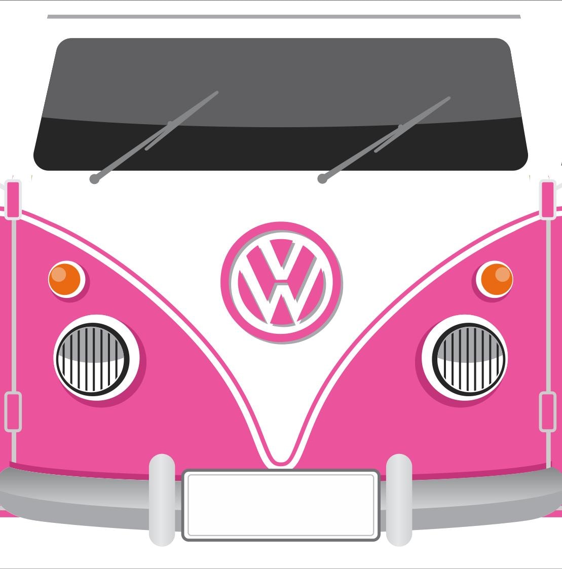VW Camper coaster in various colours, retro camper, camper , gift for him, gift for her, car lover gift, classic car gift, personalisable.