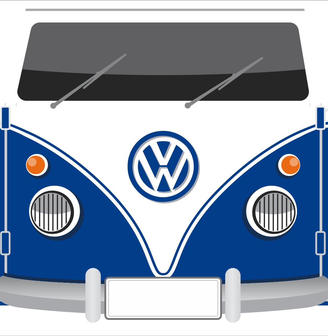 VW Camper mug in various colours, retro camper, camper mug, gift for him, gift for her, car lover gift, classic car gift personalisable,
