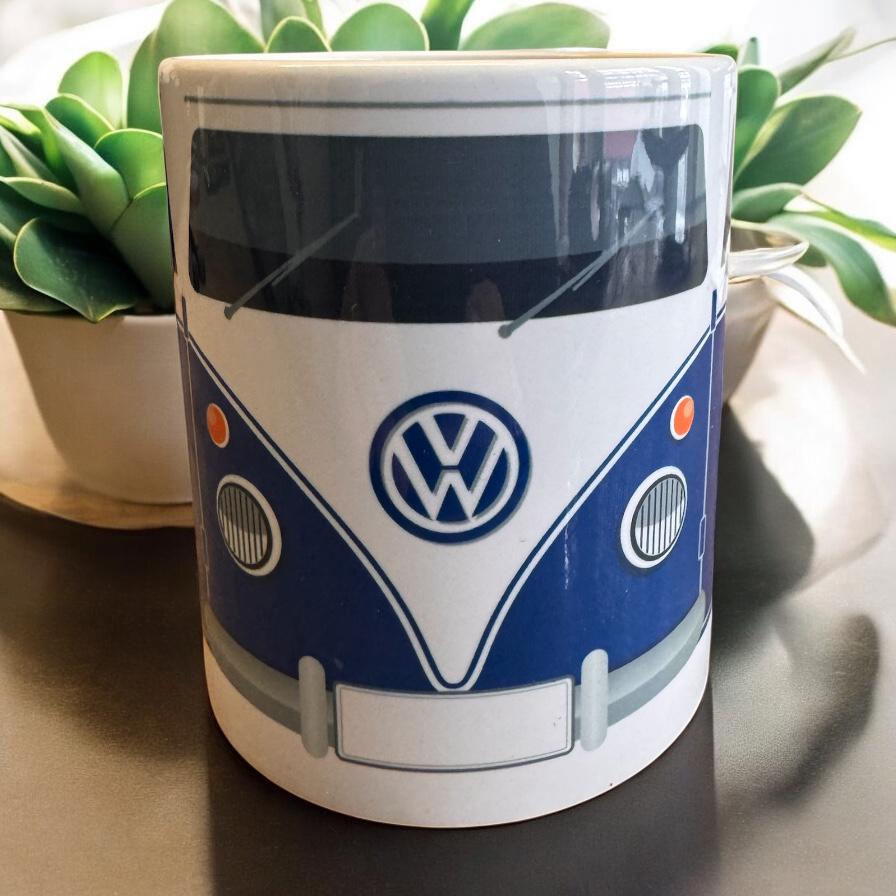 VW Camper mug in various colours, retro camper, camper mug, gift for him, gift for her, car lover gift, classic car gift personalisable,