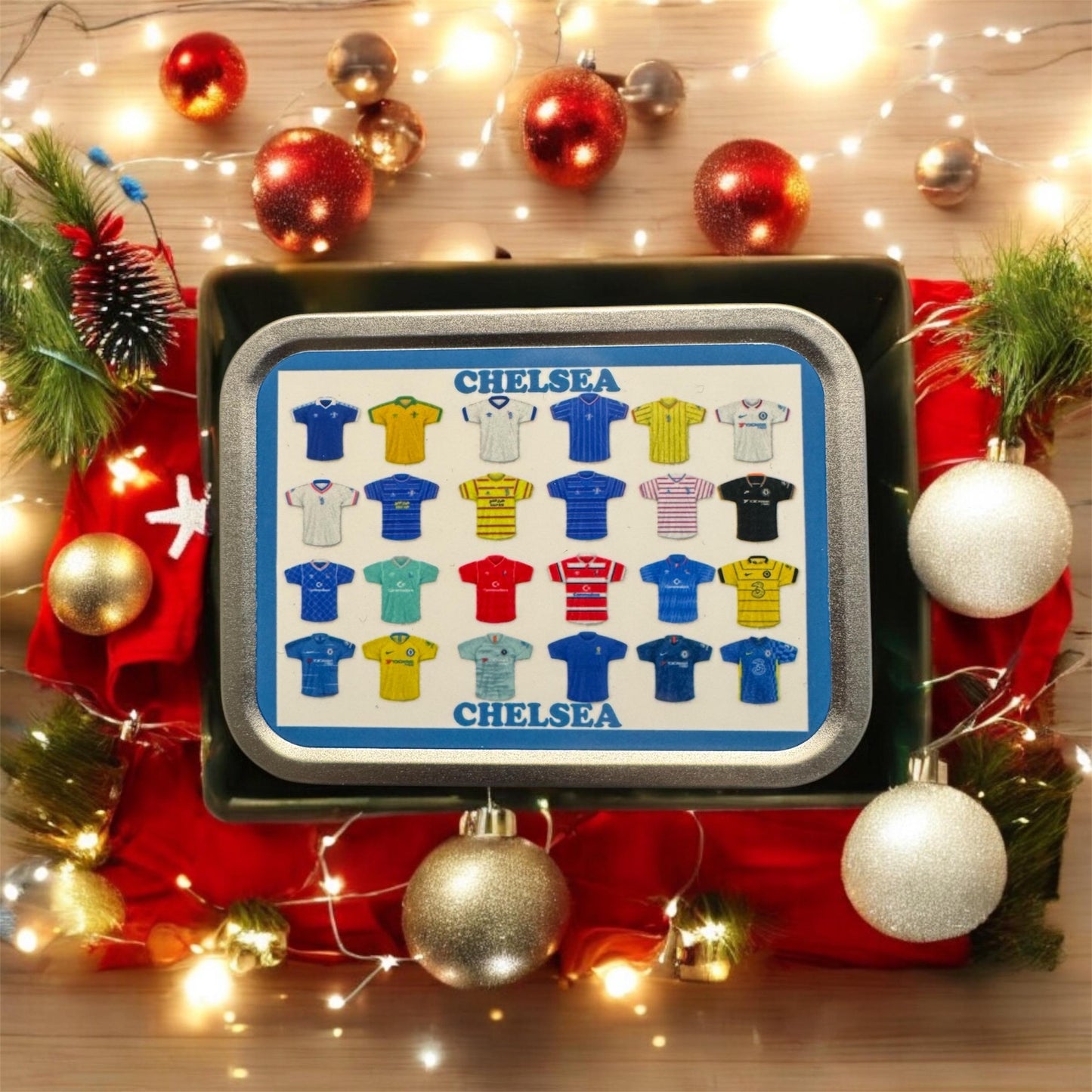 Unique Football Keepsake Tin - Store Mementos, Mints, or Sewing Notions