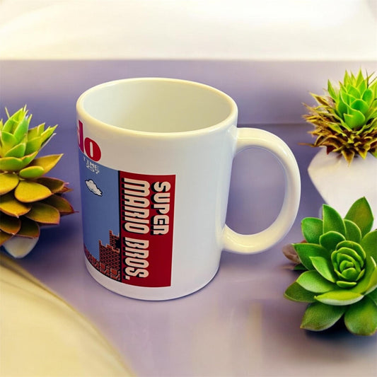 NINTENDO super mario retro mug| coffee mug | retro gaming | man cave gifts | ceramic mug |man cave coffee mug| vintage gaming |