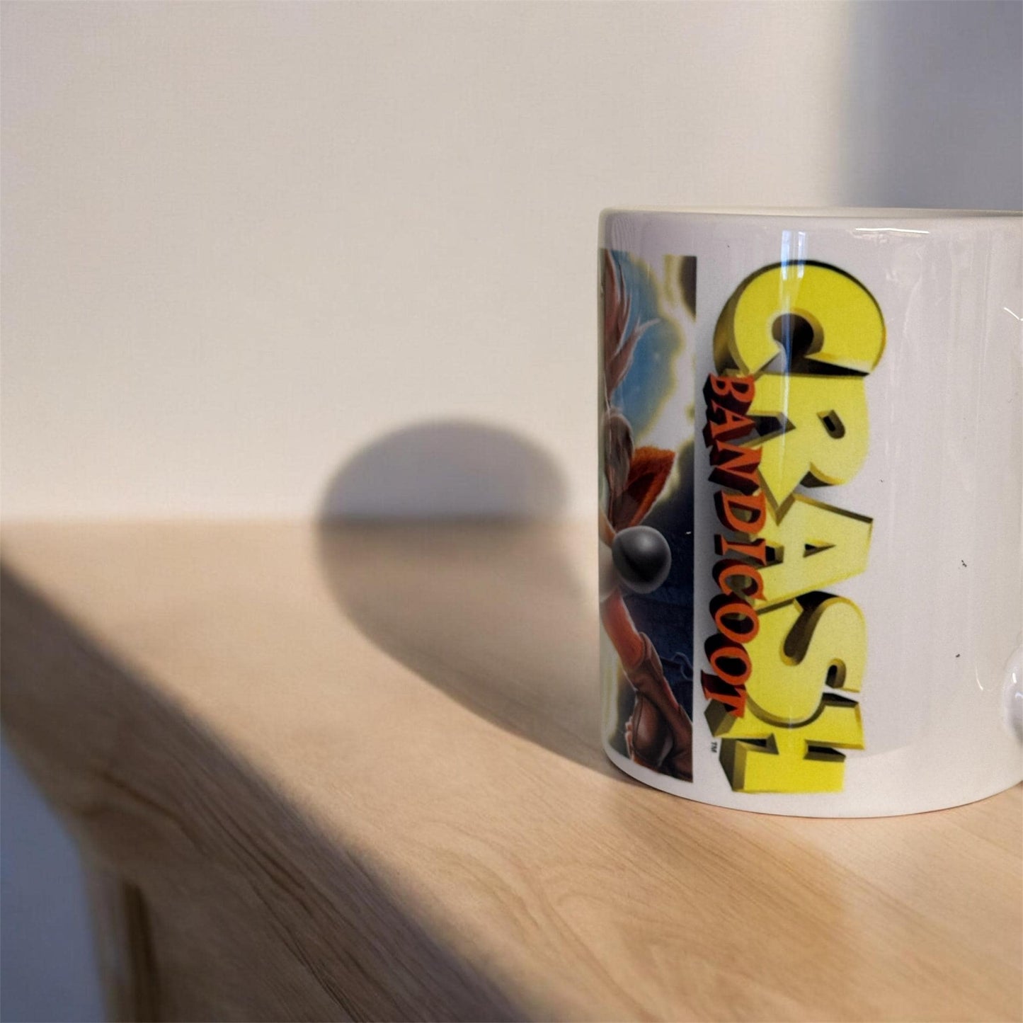 Retro Crash Bandicoot Mug, Vintage Video Game Ceramic Coffee Cup, Retro Video Game Mug, Gift For Gamers, Gaming Enthusiast Gift
