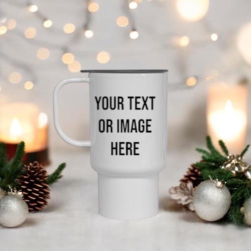 Personalised Travel Mug  Custom Photo Travel Mug, Personalised Travel Cup| keep your drink warm | gift for him | coffee on the go |