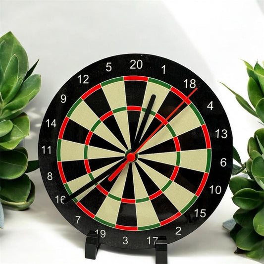Dartboard Wall Clock Great for Christmas or Birthdays"Dartboard wall clock |Christmas birthday gift| mancave