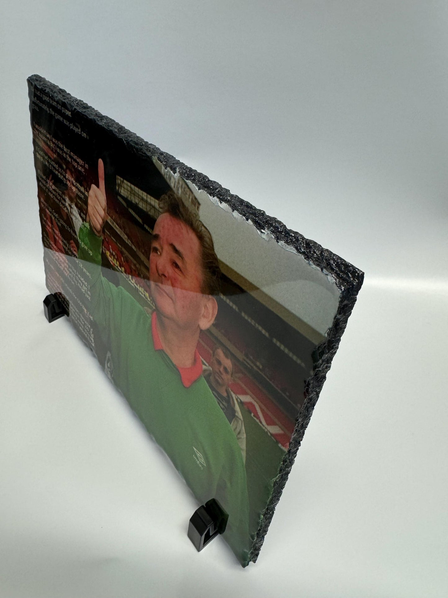 Brian Clough OBE quotes slate| old big head slate forest | for the forest fan that has everything