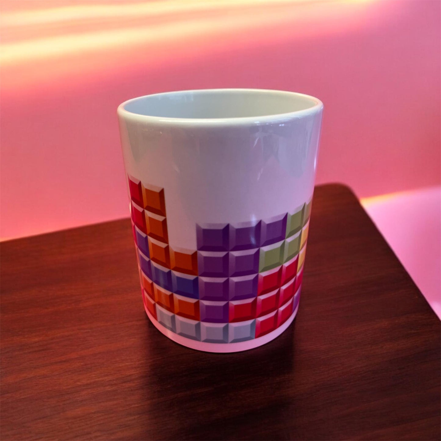 Retro block game mug | gaming mug for coffee or tea | old school games mug retro coffee mug |coffee mug | husband gift | gamer gifts | cave