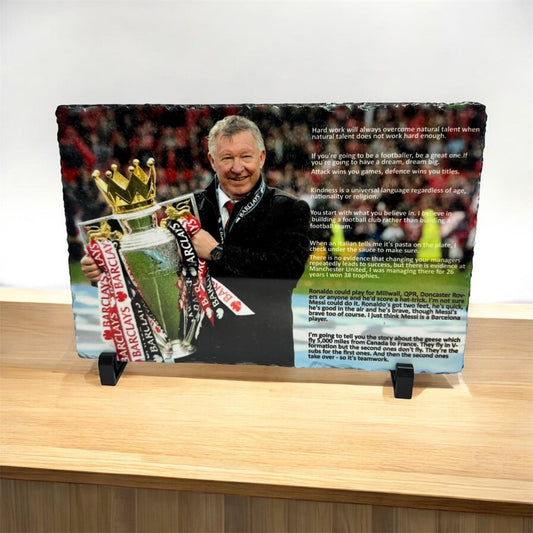 Sir Alex Ferguson quotes slate | man u fan slate | for the fan that has everything