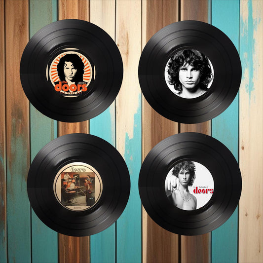 Set of 4 The Doors drink coasters|The Doors coasters| Gifts for Nan | Music fan gift|Gift for her | Rock and roll gifts| Gift for him