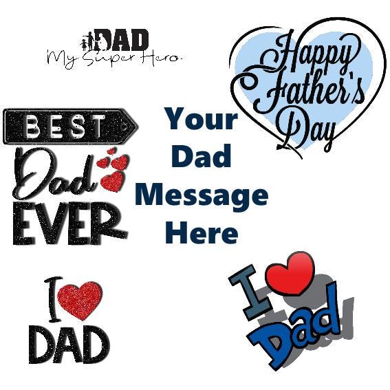 Personalized Father's Day Coaster, Custom Drink Coaster Gift for Dad, Personalized Father's Day Coaster, Custom Drink Coaster Gift for Dad,