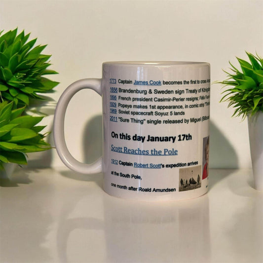 Personalised Birthday Events Mug | Special Occasion Date of Birth Cup, Birthday Mug, Coffee Mug, Ceramic Mug, Handmade Mug, Birthday Gift
