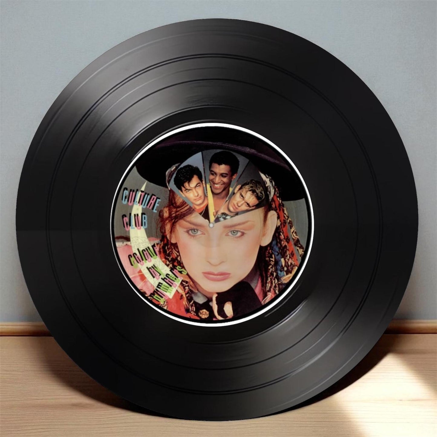 Set of 4 Culture Club Round Record Coasters Retro Decor, Man Cave Decor,  Rock Band, Music Themed, Rock Music Gift, Culture Club  gift,