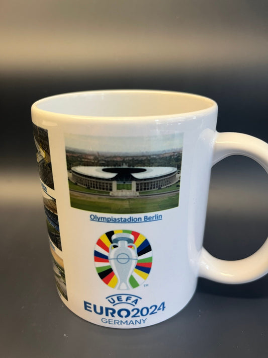Euro 2024 Stadium Mug, Official Merchandise, Euro 2024, Stadium Mug, Football Fan Gift, Euro Cup, Football Gift, Soccer Stadium Mug, Euro 2024 Cup Mug